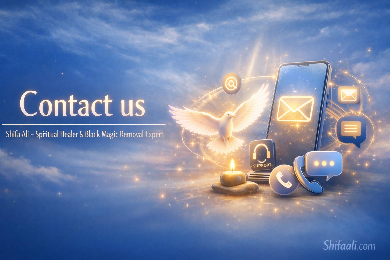 Contact Shifa Ali for spiritual healing services