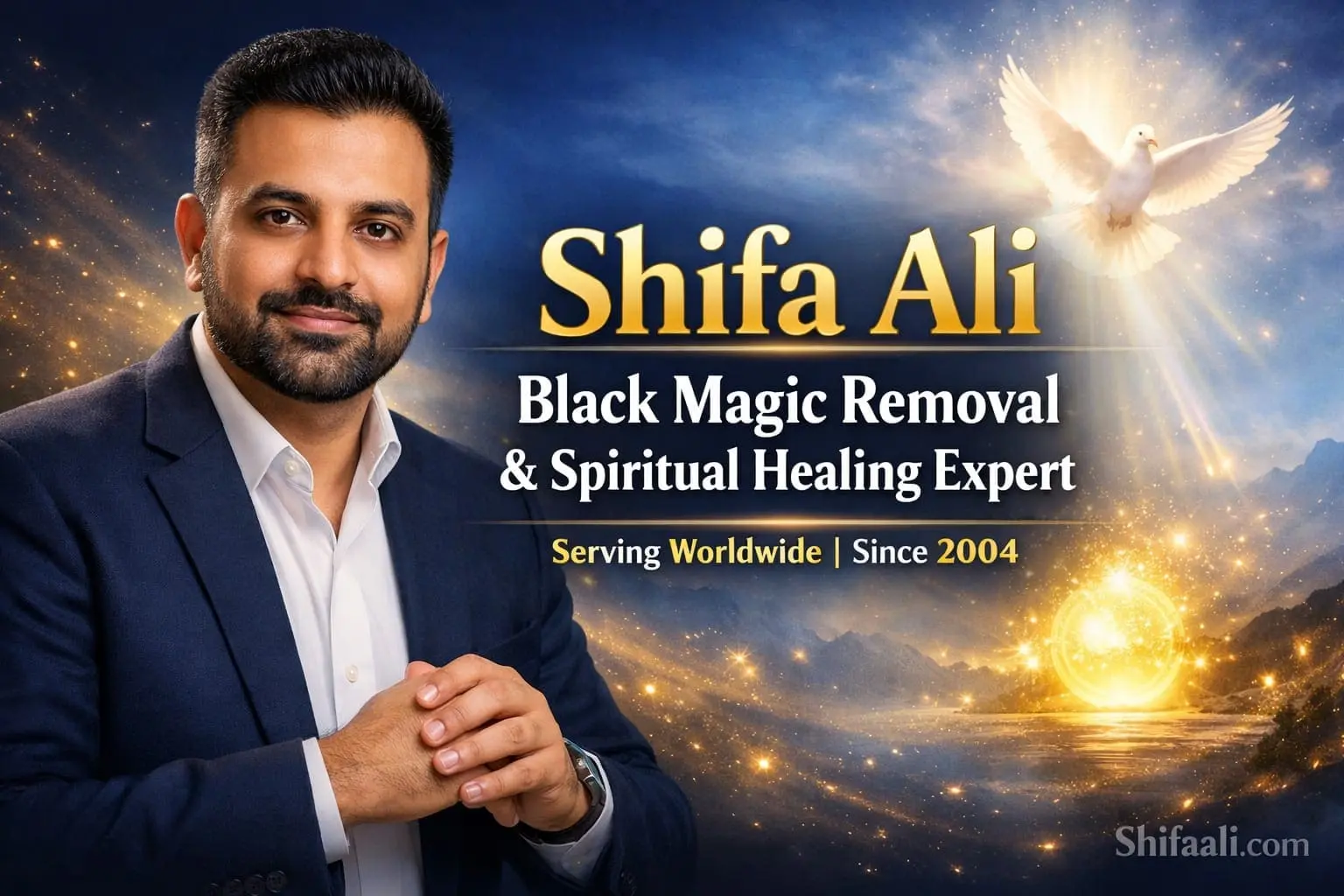 Shifa Ali black magic removal and spiritual healing expert serving worldwide since 2004